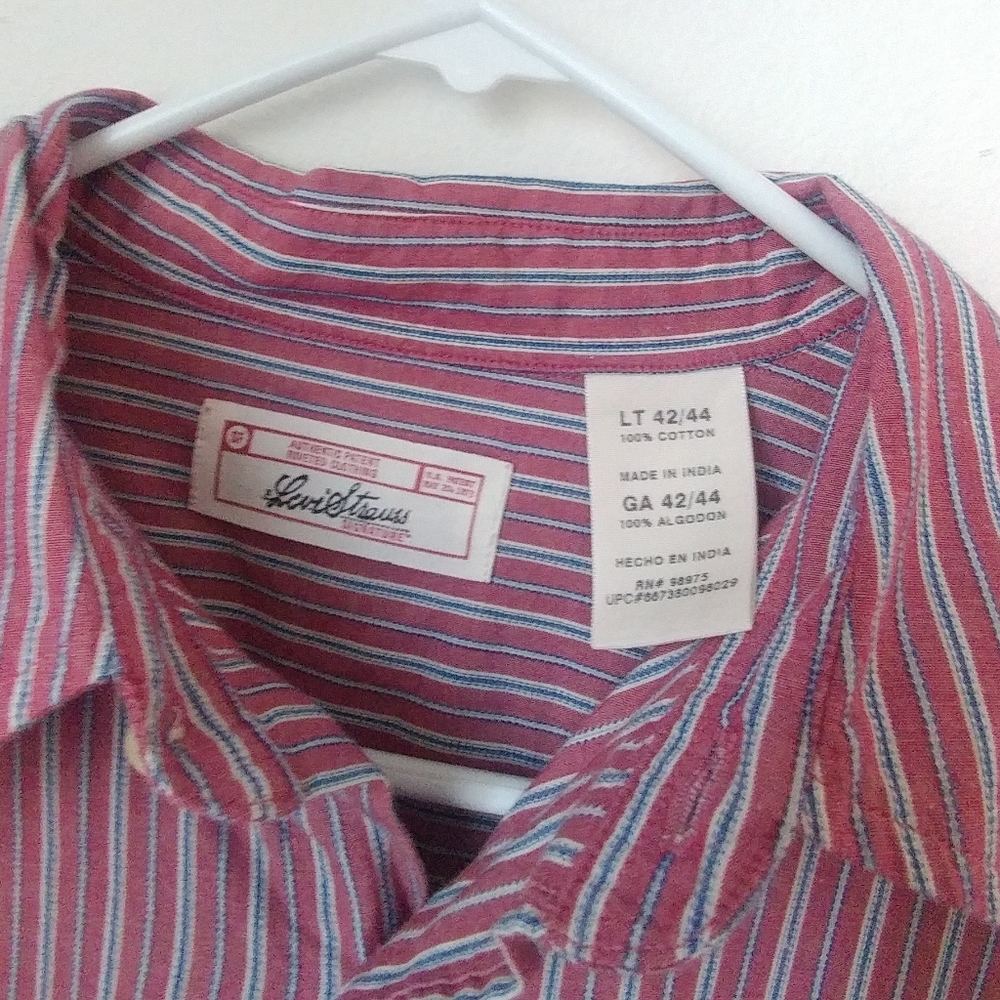 Levi's Signature👔 long sleeve casual fade wash - Picture 5 of 9